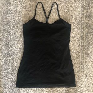 Lululemon black Power Y Tank